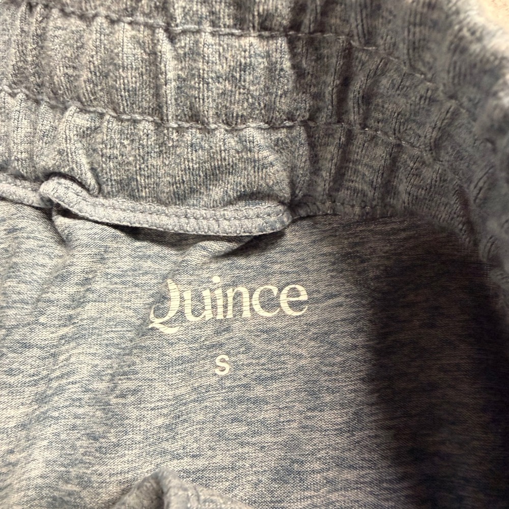 Quince Ultra-Soft Performance Joggers Heathered Gray Blue Mens Small Athletic - Picture 5 of 7